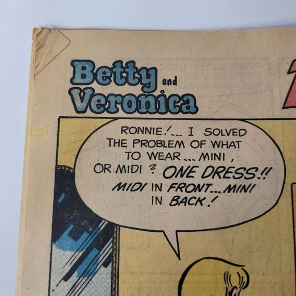 Betty Veronica No 182 February 1971 Archie Comics No Cover Scrapbook Paper Craft - Picture 9 of 11